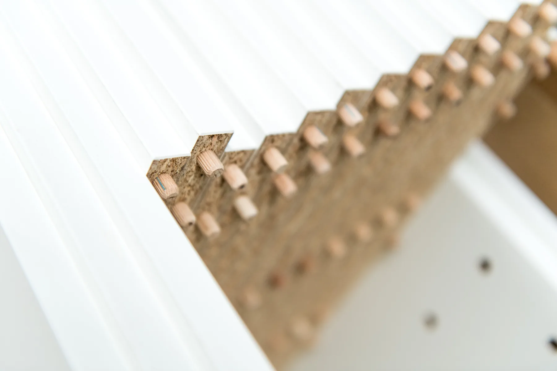Series of dimensionally consistent parts with dowel joints