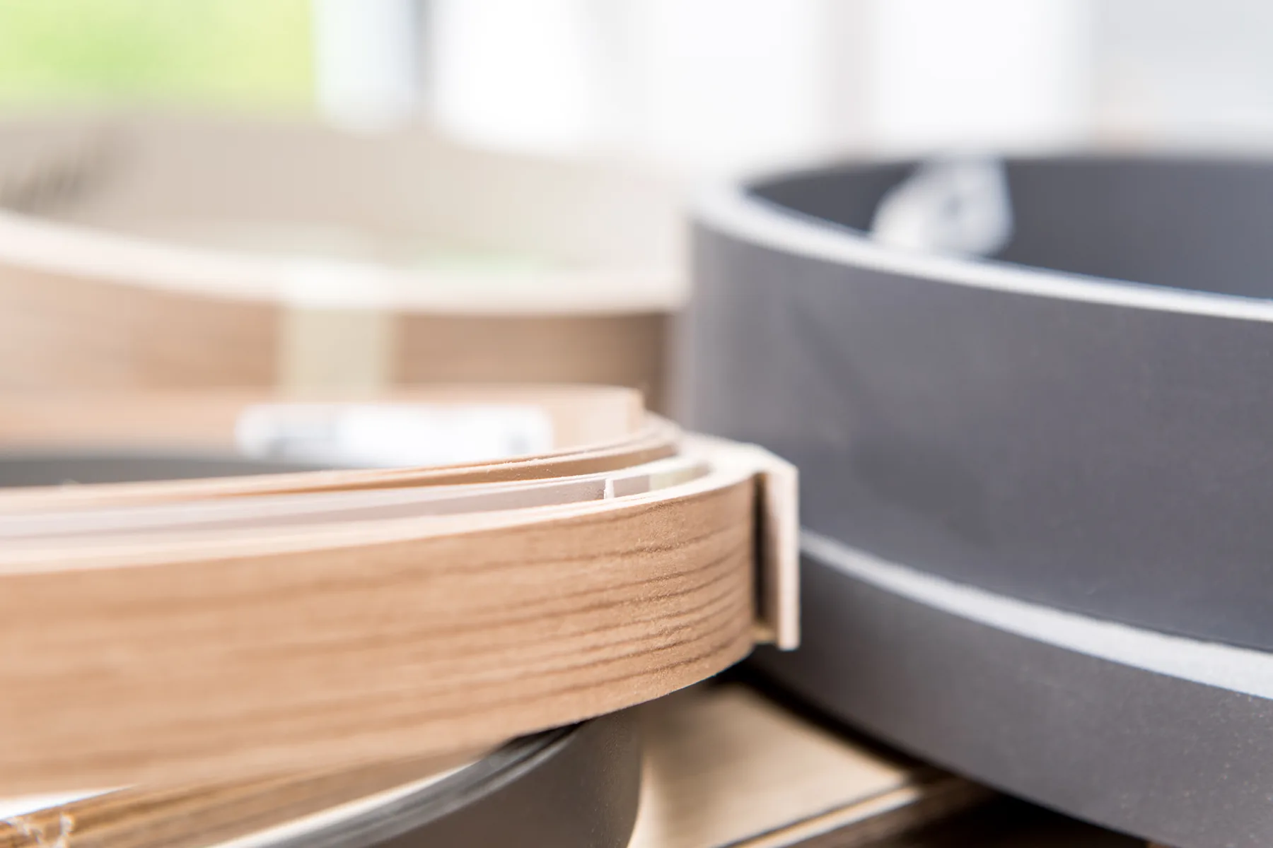 Edge-banding rolls as material input for production